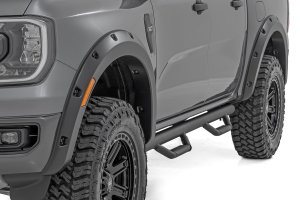 Ford Ranger Fender Flares - Rough Country - Pocket - Carbonized Gray - '24-'25